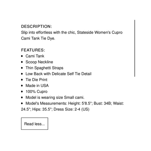 Anthropologie // Stateside Cupro Tie Dye Tank {Purple} NWT🌛 - Picture 5 of 14